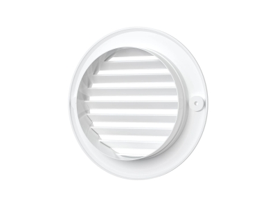 10РК, Решетка вентиляционная круглая D136 вытяжная АБС с фланцем D100