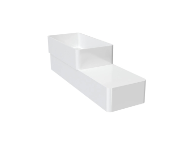 612РП20П, Соединитель эксцентриковый плоского воздуховода с плоским 60х120/60х204	