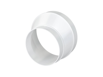 1012,5РЭП, Соединитель эксцентриковый круглого воздуховода с круглым пластик D100/125