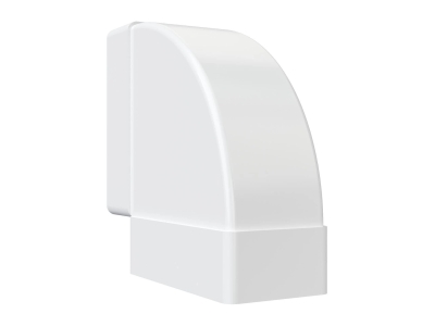 612КГП, Колено горизонтальное пластик 90°, 60х120