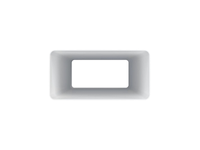 511ВП1, Воздуховод прямоугольный ПВХ 55х110, L=1м