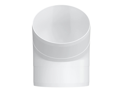 10ККП 45°, Колено круглое пластик 45°, D100	