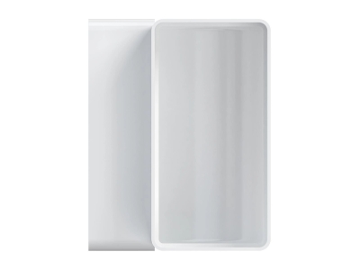 511КВП, Колено вертикальное пластик 90°, 55х110	