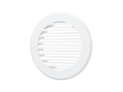 10РК, Решетка вентиляционная круглая D136 вытяжная АБС с фланцем D100