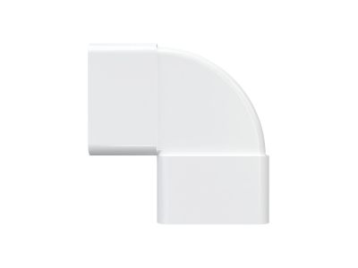 612КВП, Колено вертикальное пластик 90°, 60х120		