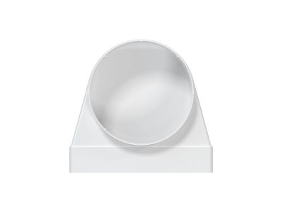 620СК10КП, Соединитель угловой 90°, плоского воздуховода с круглым пластик, 60х204/D100										