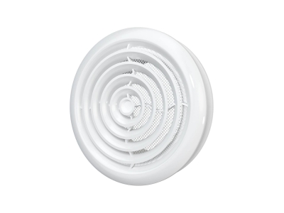 10DK, Диффузор приточно-вытяжной со стопорным кольцом и фланцем D100