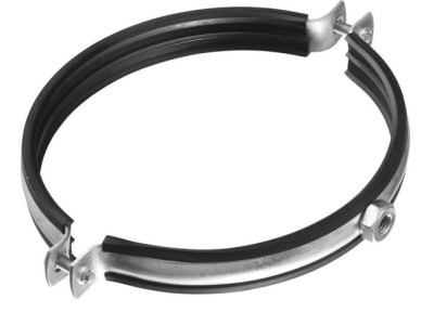 Хомут вентиляционный с рез 135-143мм (гайка М10)