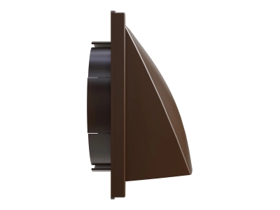 1919К15.16ФВ кор, Выход стенной вытяжной с обратным клапаном 190х190 с фланцем D150/160, ASA, кор