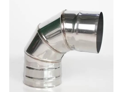 Отвод 90*, 150, AISI 430/0,5мм, h=275мм