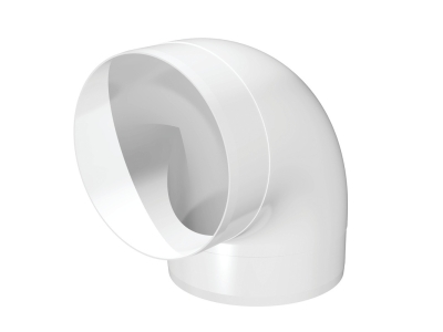 16ККП, Колено круглое пластик 90°, D160	