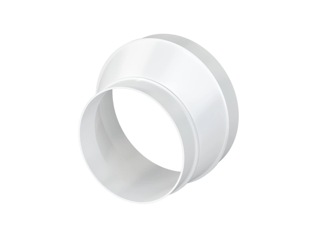 1012,5РЭП, Соединитель эксцентриковый круглого воздуховода с круглым пластик D100/125