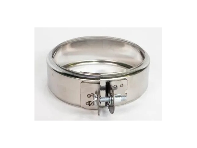 Хомут обжимной 150, AISI 430/0,5мм, h=46мм