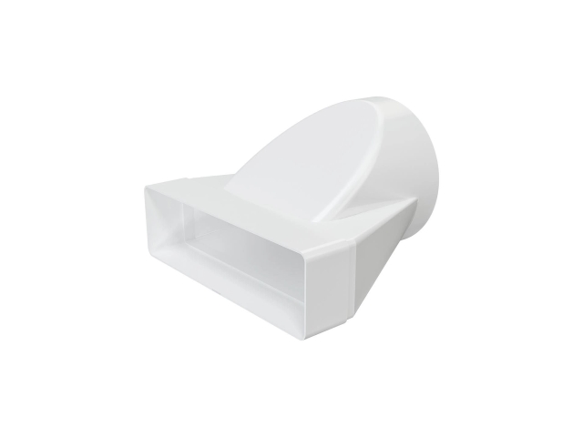 620СП12,5КП, Соединитель эксцентриковый, плоского воздуховода с круглым пластик, 60х204/D125								